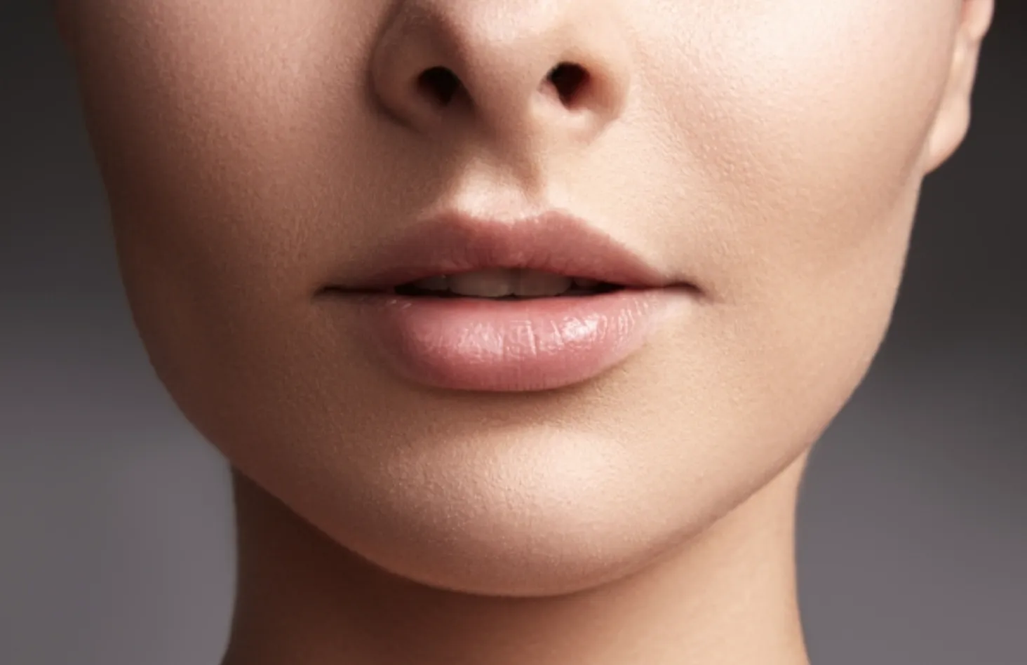 Lip flip / gummy smile treatment area